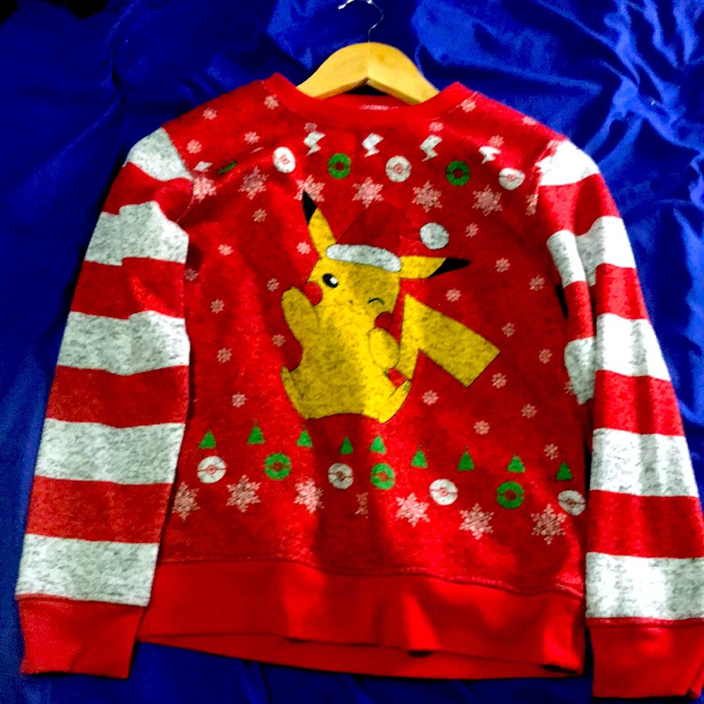 Pokemon Pikachu Christmas Sweater